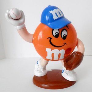 M & M Baseball figurine dispenser